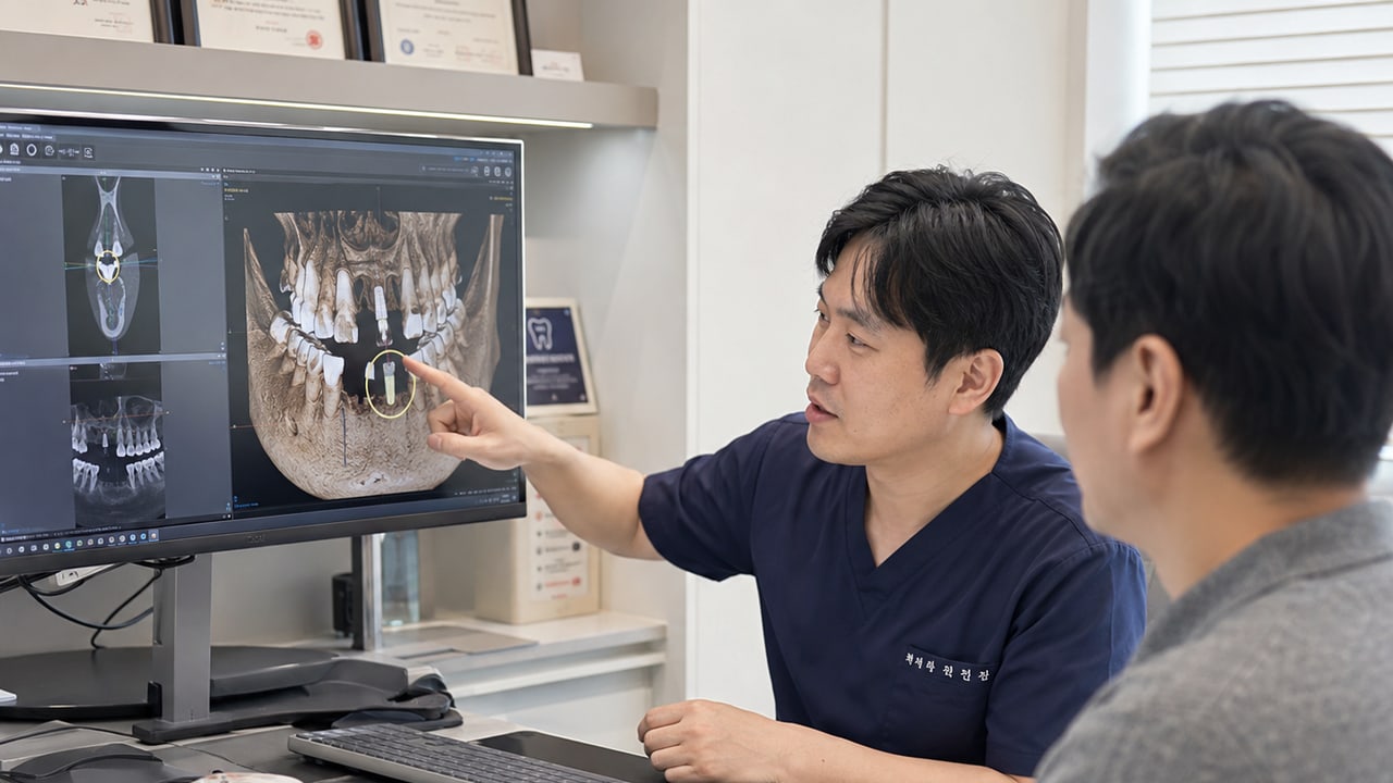 안산 임플란트 상담 상담 전 확인 사진